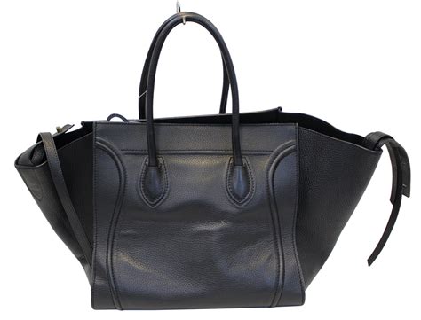 celine black luggage tote|celine large phantom luggage tote.